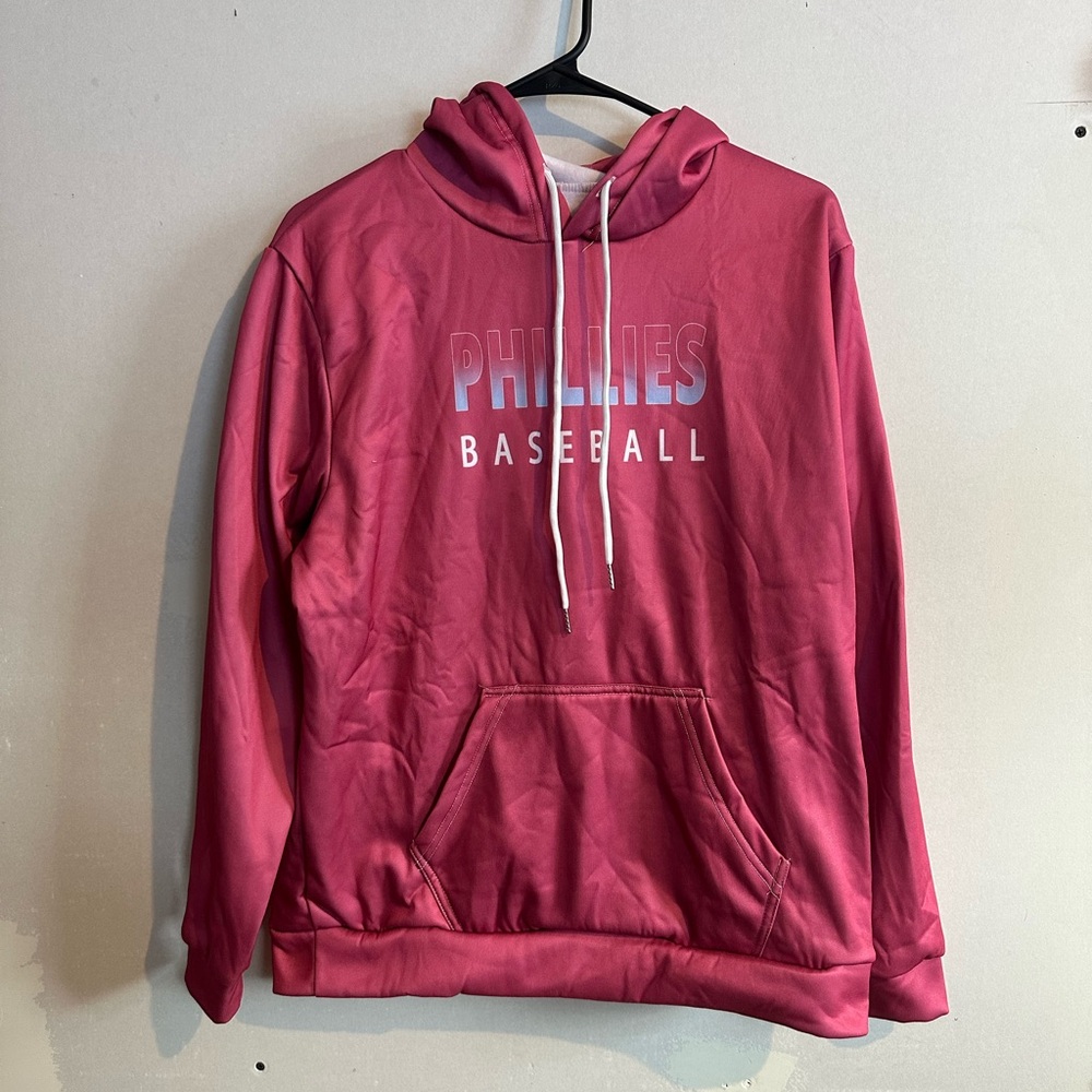 Phillies Baseball Pink Hoodie